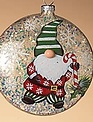 Whimsical Glass Gnome Ornament (2-Styles)