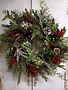 Custom Cheerful Christmas Wreath