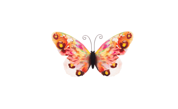 Small Metal Watercolor Butterfly (6-Styles)