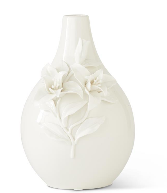 Large 3D Floral Vase