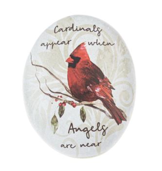 Cardinals Appear When Angels are Near Memory Stone