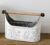 Embossed Wildflower Gathering Container (2-Sizes)