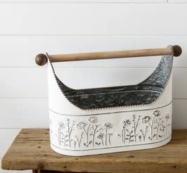 Embossed Wildflower Gathering Container (2-Sizes)