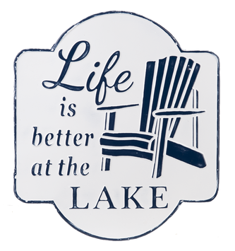 Life is Better at The Lake Sign