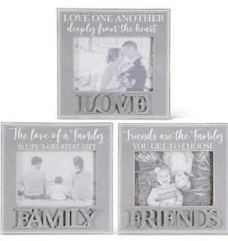 Wood Inspirational Photo Frame (3-Styles)