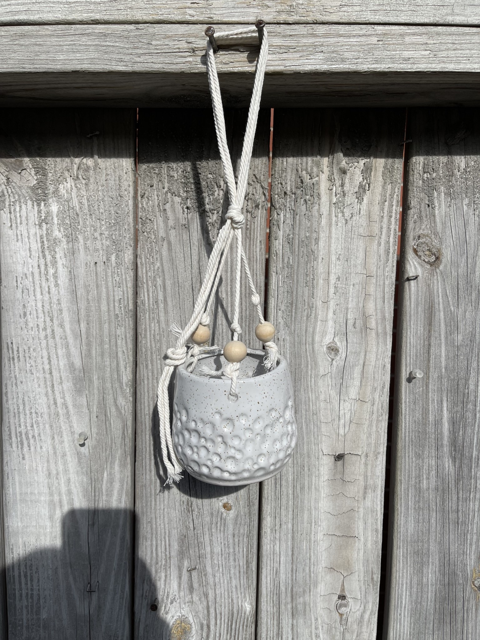 Hanging Textured Planter