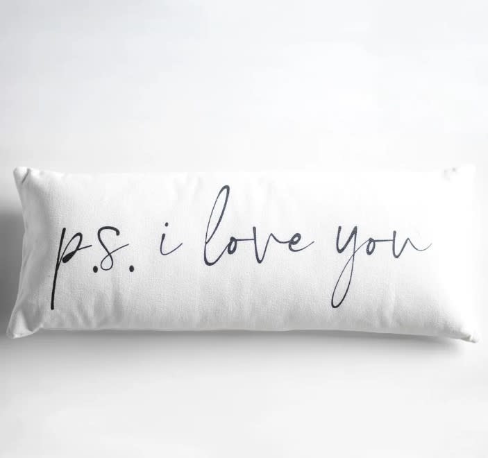Rectangular I Love You Pillow