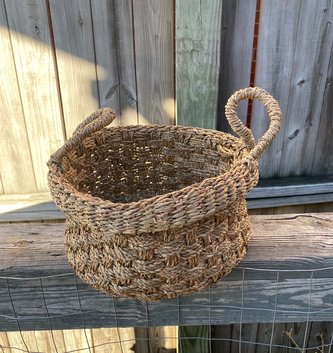 Handled Seagrass Basket