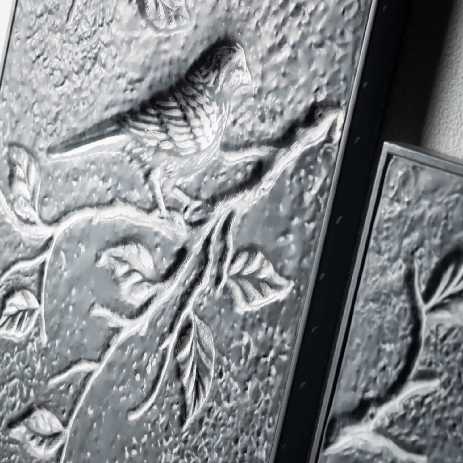 Bird & Botanic Etched Metal Wall Art (3-Styles)