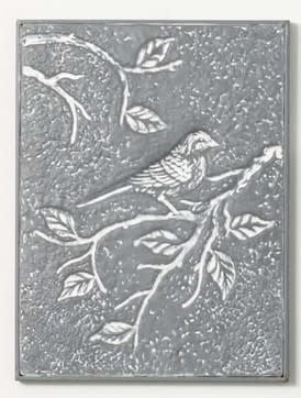 Bird & Botanic Etched Metal Wall Art (3-Styles)