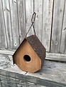 Small Modern Wood Bird House (3-Styles)