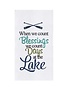 Blessings at The Lake Embroidered Towel