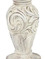 Antique Scroll Candle Holder Cream (2-Sizes)