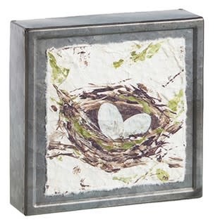 6" Nest Textured Wall Art (2-Styles)