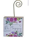 Floral Photo Block Holder (3-Styles)