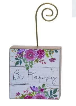 Floral Photo Block Holder (3-Styles)