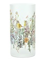 Bird Floral Glass Candle Holder