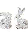 Distressed White Mini Bunny (2-Styles)