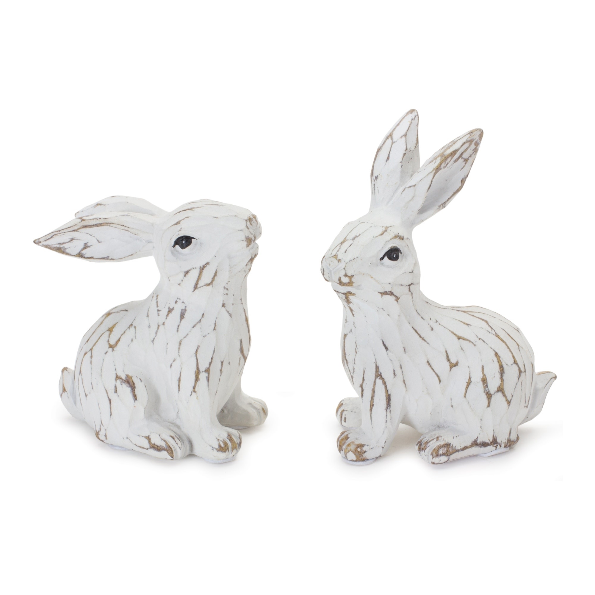 Distressed White Mini Bunny (2-Styles)