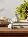 Distressed White Mini Bunny (2-Styles)