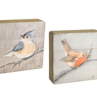 Wooden Garden Bird Pallet Sign (4-Styles)