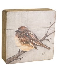 Wooden Garden Bird Pallet Sign (4-Styles)