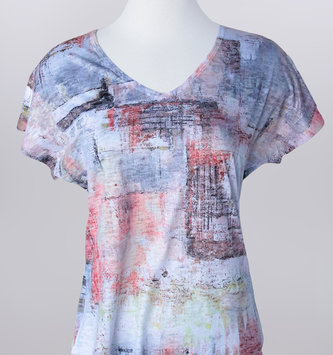 Watercolor Burnout Light Weight Tee