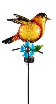 36" Solar Bird Garden Stake (3-Styles)