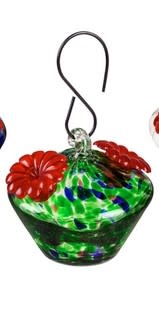 Speckle Glass Hummingbird Feeder (3-Styles)