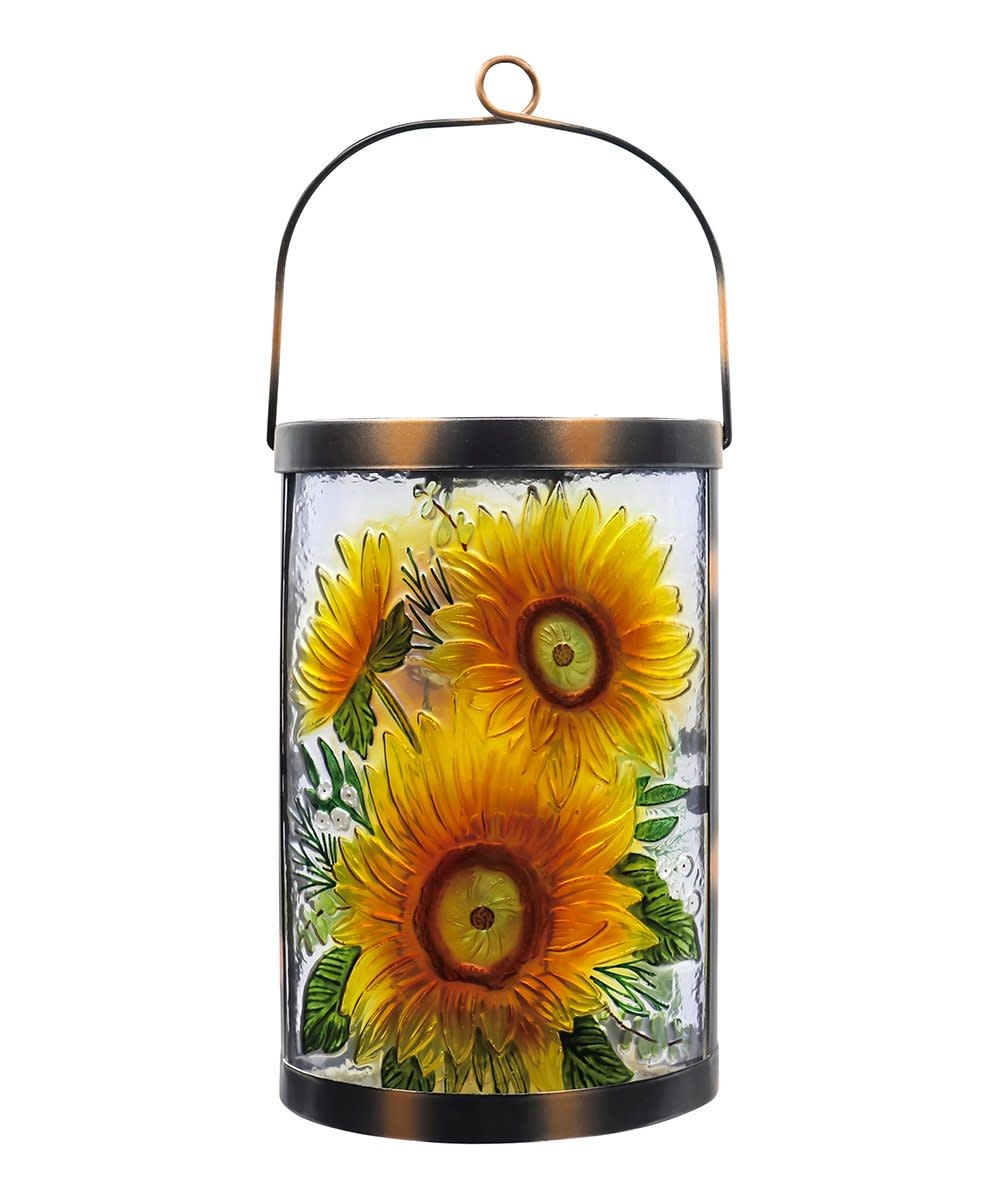 Hand Painted Solar Glass Lantern (4-Styles)