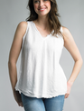 Tempo Paris Frayed Edge Tank Top By: Tempo Paris (3-Colors)