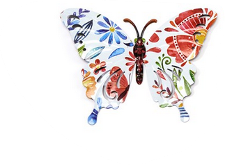 Large Colorful Cut Out Butterfly (4-Styles)