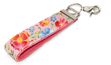 Colorful Wrist Strap Key Chain (4-Styles)