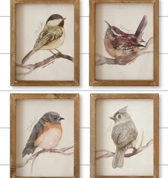 Woodland Framed Bird Print