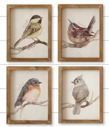 Woodland Framed Bird Print