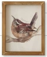 Woodland Framed Bird Print