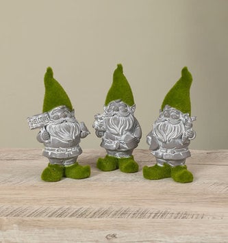 Small Gray Moss Gnome (3-Styles)