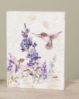 Hummingbird Block Sign By: Susan Winget