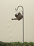 Solar Lighted Watering Can Stake