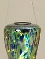 Solar Lighted Handblown Glass Luminary (3-Styles)