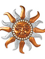 Large Whimiscal Metal Beaded Sunface