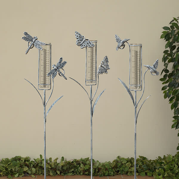 38" Garden Friends Rain Gauge (3-Styles)