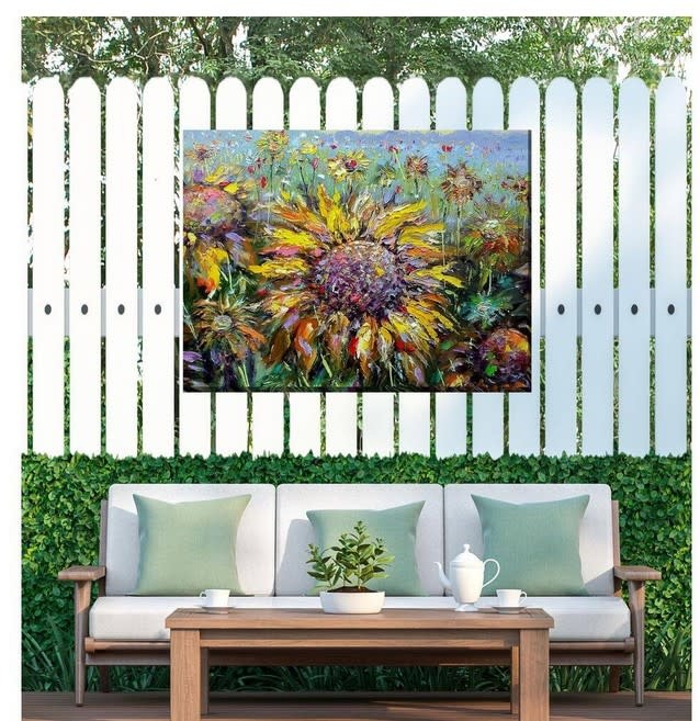 40"x30" Sun Queen Outdoor Canvas Art