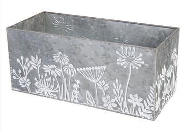 Embossed Wildflower Planter