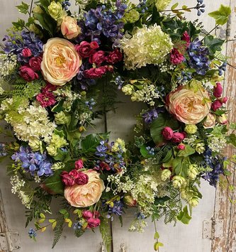 Custom English Garden Wreath