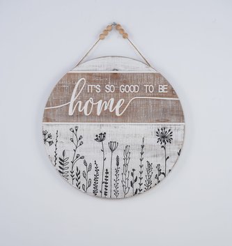 It's So Good to Be Home Beaded Sign