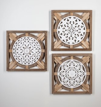 Square Medallion Wall Decor