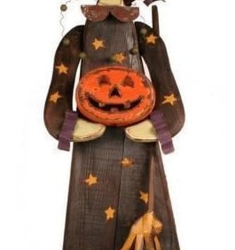 Wooden Carved Witch