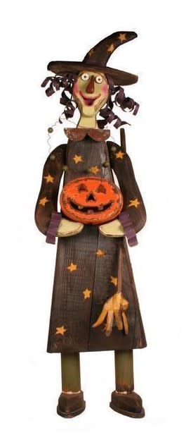Wooden Carved Witch