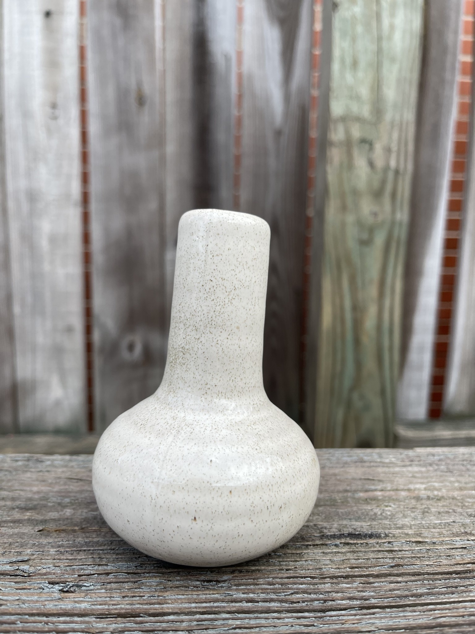 Speckled Cream Pottery Vase (4-Styles)